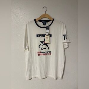 Ralph Lauren White Graphic Tee